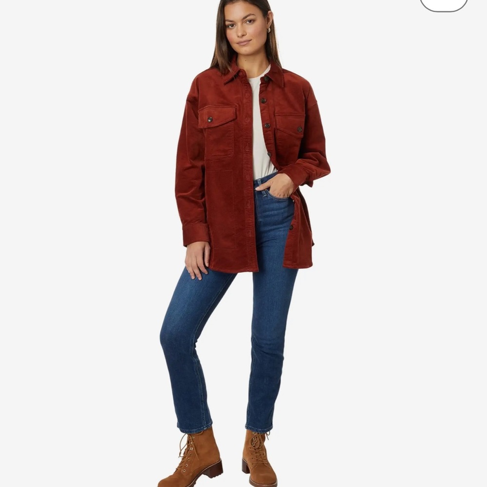 NWOT Corduroy Twill Oversized Shirt-Jacket